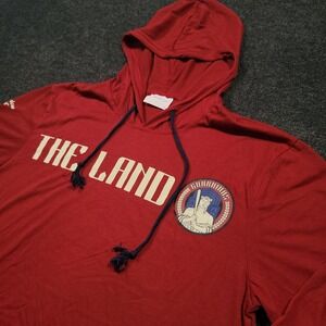 Match-Up Men Hoodie XL Cleveland Guardians The Land Red Pullover Shirt